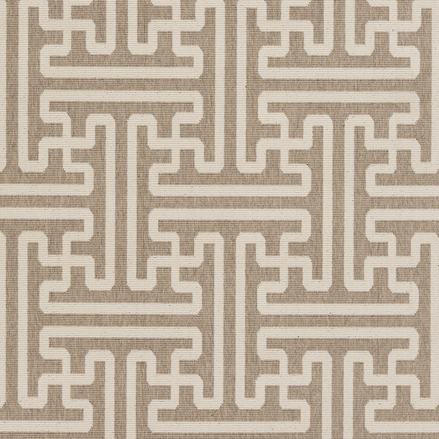 Alfresco 126 X 87 inch Brown/Beige Machine Woven Rug, Polypropylene
