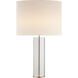 AERIN Lineham 29.5 inch 60.00 watt Crystal with Polished Nickel Table Lamp Portable Light