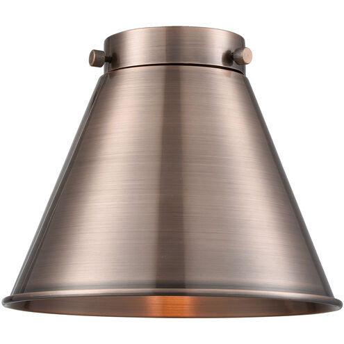 Nouveau 2 Appalachian LED 8 inch Antique Copper Mini Pendant Ceiling Light