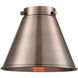 Nouveau 2 Appalachian LED 8 inch Antique Copper Mini Pendant Ceiling Light