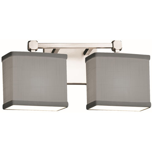 Textile 14.5 inch Polished Chrome Bath Bar Wall Light