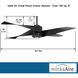 Artemis IV 64 inch Gun Metal/Matte Black with Matte Black Blades Ceiling Fan
