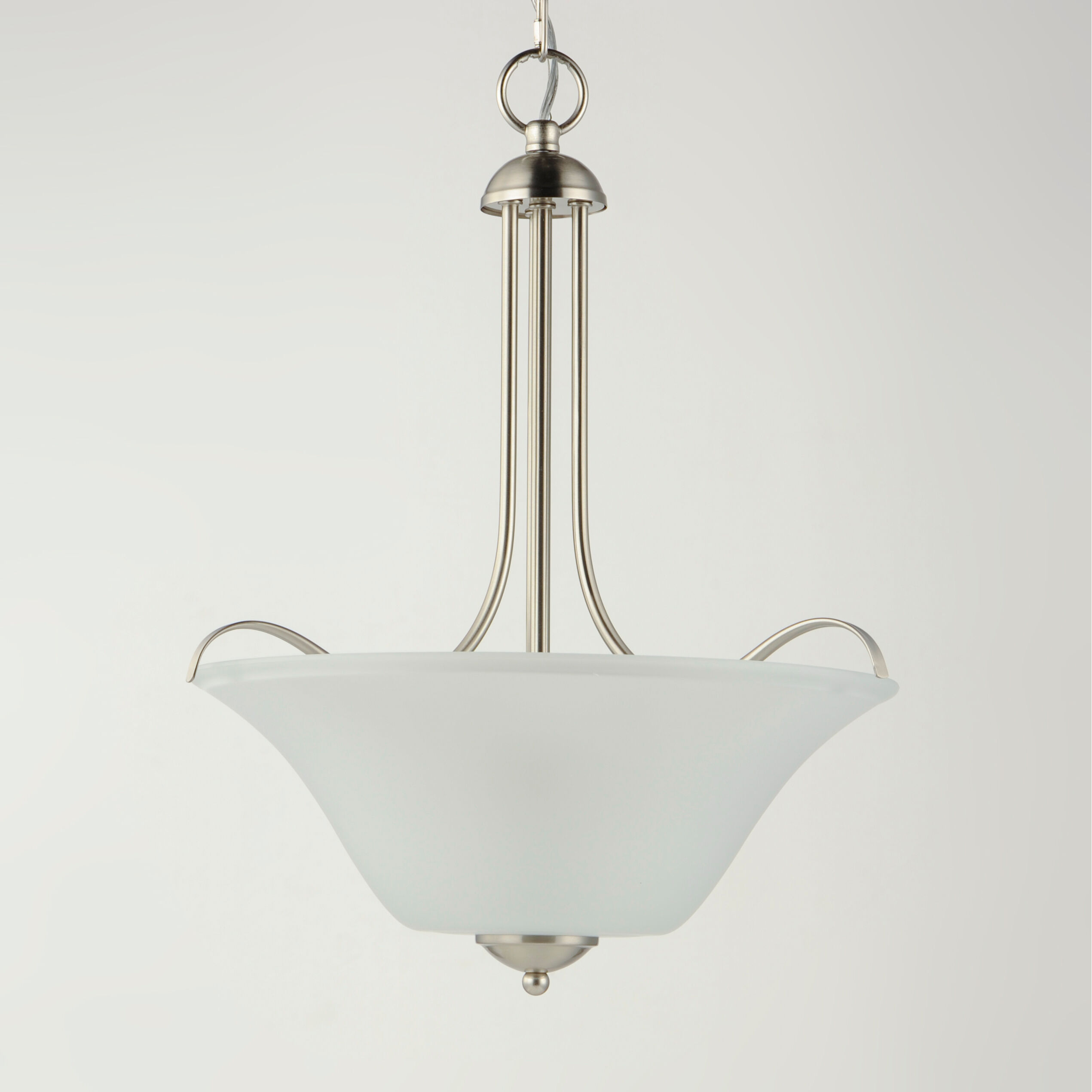 Vital 3 Light 17 inch Satin Nickel Multi-Light Pendant Ceiling Light