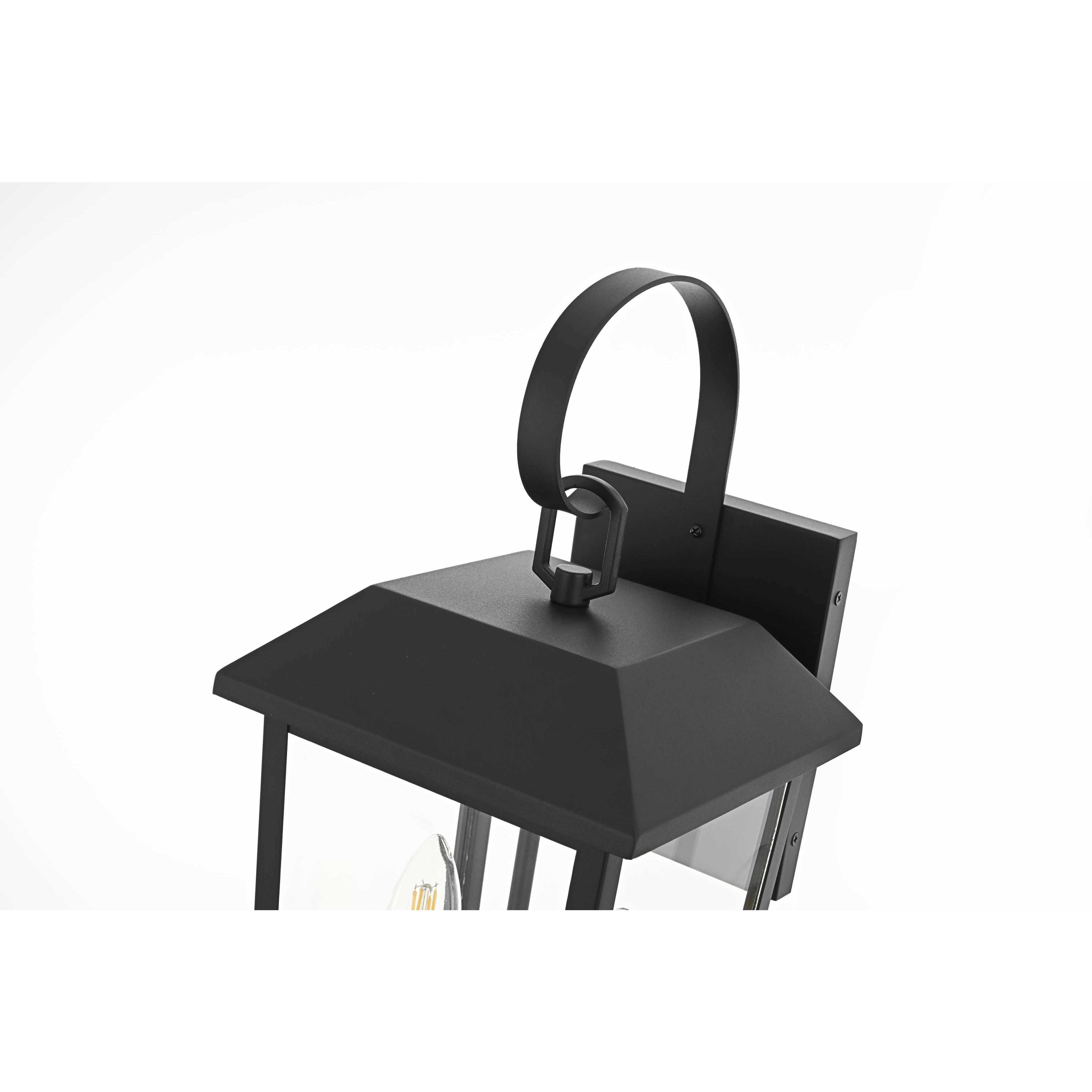 Riggs 2 Light 18 inch Black Outdoor Wall Sconce