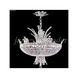 Eclipse Fashion 8 Light 20 inch Silver Crystal Chandelier Ceiling Light