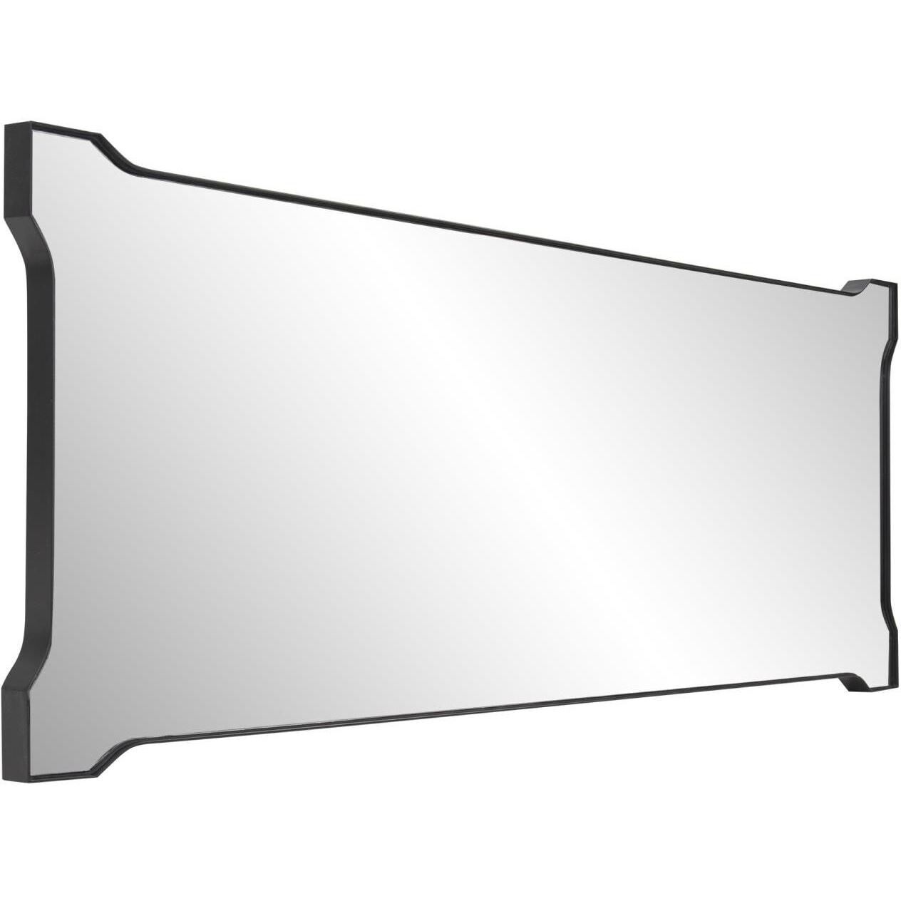 Irina 66 X 24 inch Matte Black Mirror
