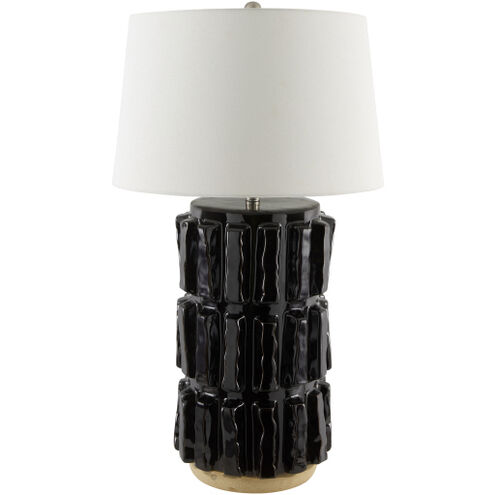 Vage 33.5 inch 150 watt Glazed and Electroplated Accent Table Lamp Portable Light
