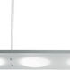 Lumidisque 4 Light 9.88 inch Satin Aluminum Pendant Ceiling Light