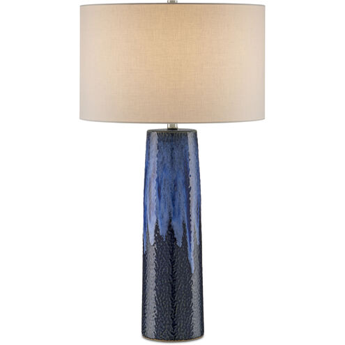Kelmscott 33.25 inch Reactive Blue Table Lamp Portable Light