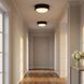 Paloma Contreras Ritz 8 inch Aged Iron Flush Mount Ceiling Light