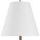 Riccardi 67.5 inch 150 watt Smokey Blue Glaze and Antique Brass Floor Lamp Portable Light