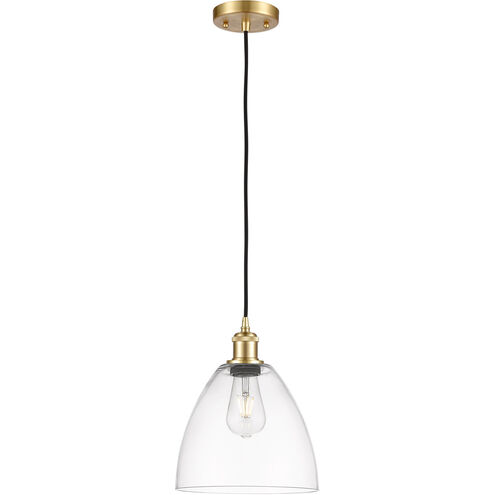 Ballston Dome 1 Light 9 inch Satin Gold Mini Pendant Ceiling Light