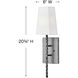 Tress 1 Light 6 inch Burnished Nickel ADA Indoor Wall Sconce Wall Light