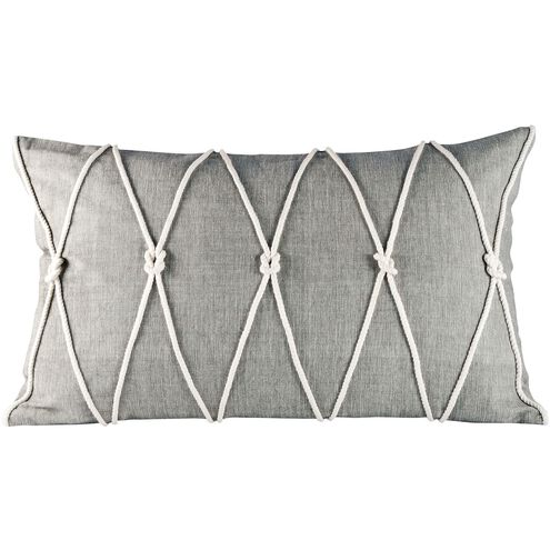 Reef Knot 12 inch Dove with White Pillow, Cover Only