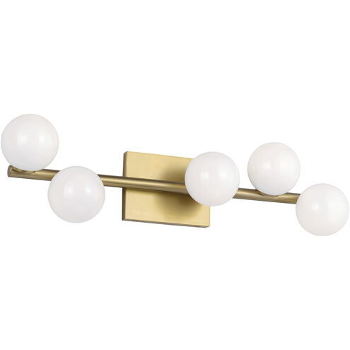 Sean Lavin Altair 5 Light 24 inch Burnished Brass Bath Vanity Wall Light