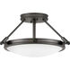 Collier 3 Light 16.5 inch Black Oxide Indoor Semi-Flush Mount Ceiling Light