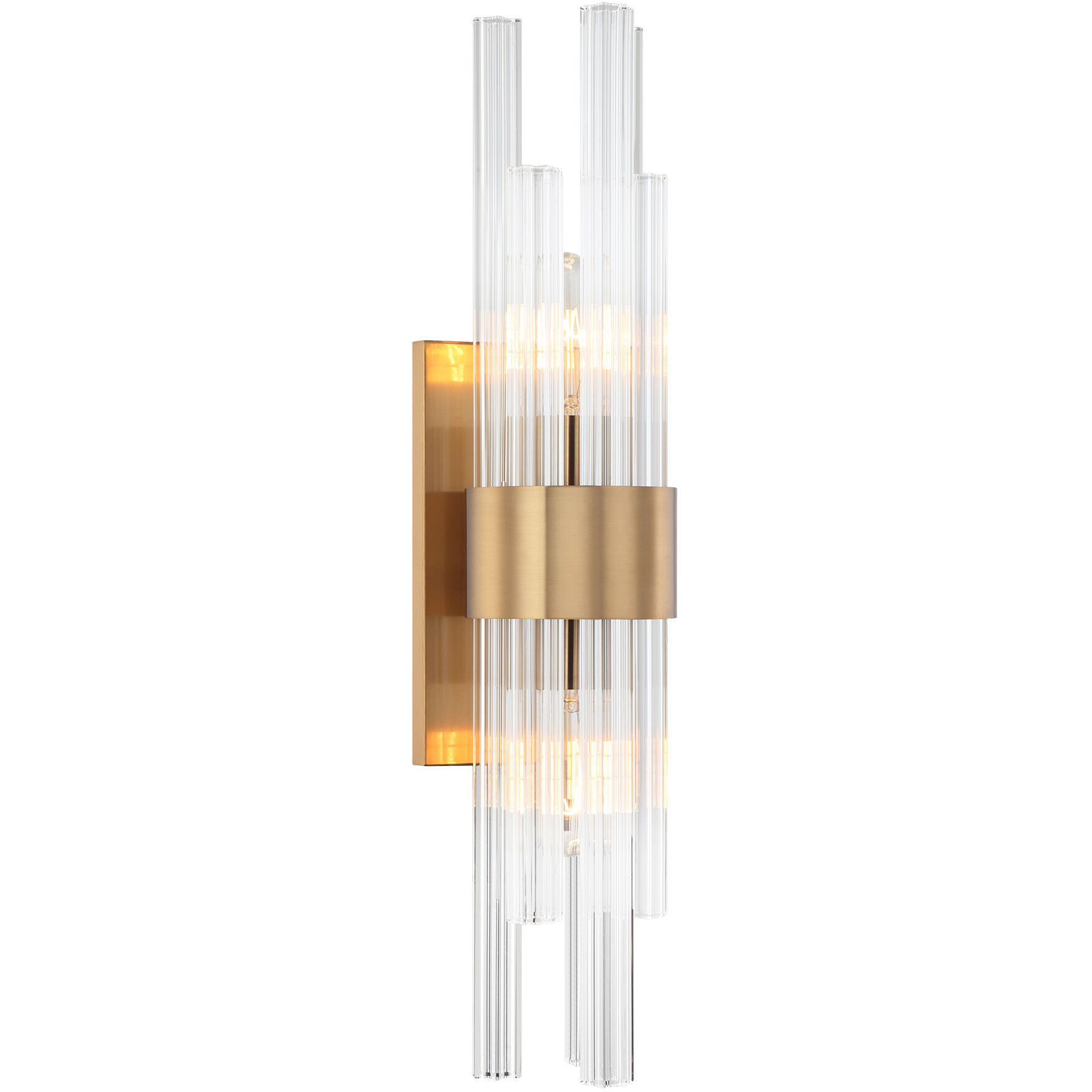 Kellan 2 Light 5 inch Aged Gold Brass Wall Sconce Wall Light