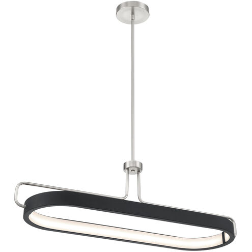 Pemberton LED 12 inch Satin Nickel Pendant Ceiling Light
