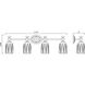 Orion 4 Light 31.25 inch Modern Gold Bath Vanity Light Wall Light