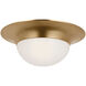 Paloma Contreras Cluny LED 18 inch Hand-Rubbed Antique Brass Flush Mount Ceiling Light