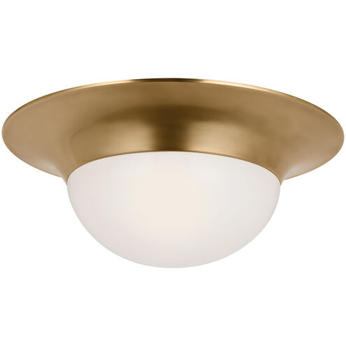 Paloma Contreras Cluny LED 18 inch Hand-Rubbed Antique Brass Flush Mount Ceiling Light