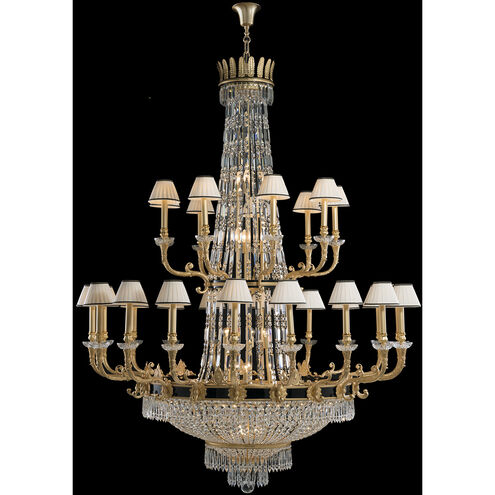 Mariner Luxury LED 69.69 inch Antique Gold Plated Chandelier Ceiling Light