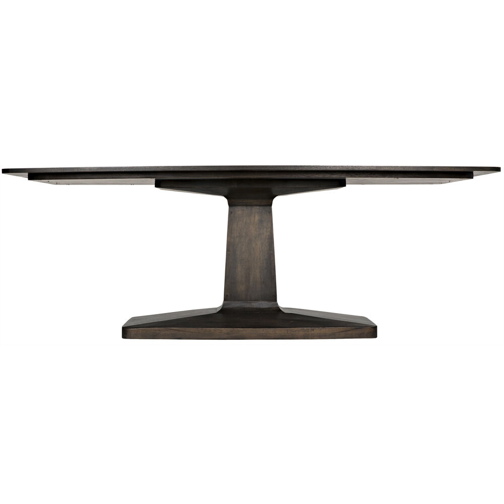 Travis 84 X 44 inch Ebony Walnut Dining Table