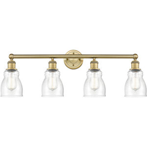 Ellery 4 Light 31.75 inch Brushed Brass and Seedy Bath Vanity Light Wall Light