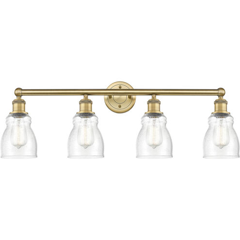 Ellery 4 Light 31.75 inch Brushed Brass and Seedy Bath Vanity Light Wall Light