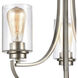 Market Square 3 Light 19 inch Brushed Nickel Chandelier Ceiling Light