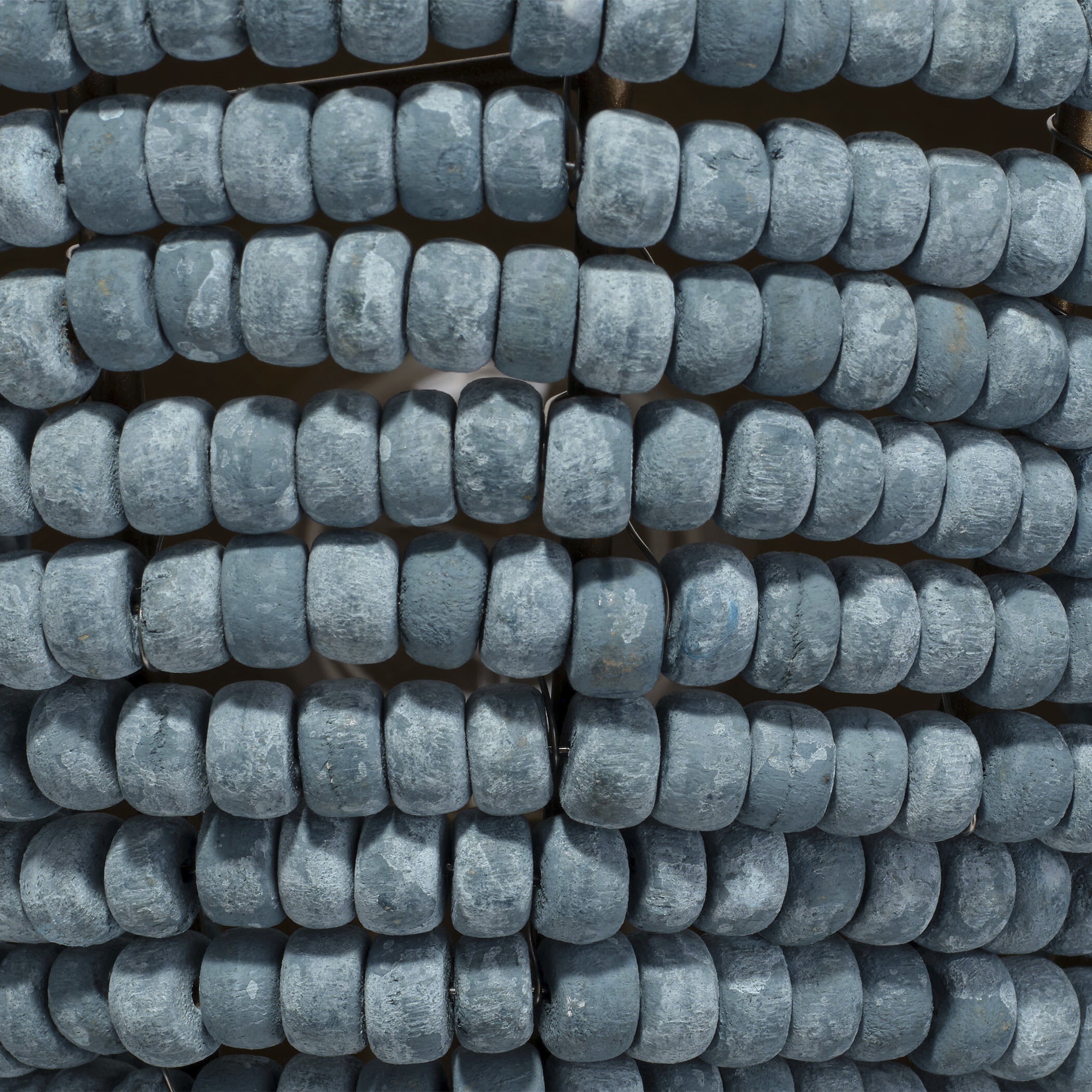 Anguilla LED 14.5 inch Blue Wood Beads Wall Sconce Wall Light, Inline