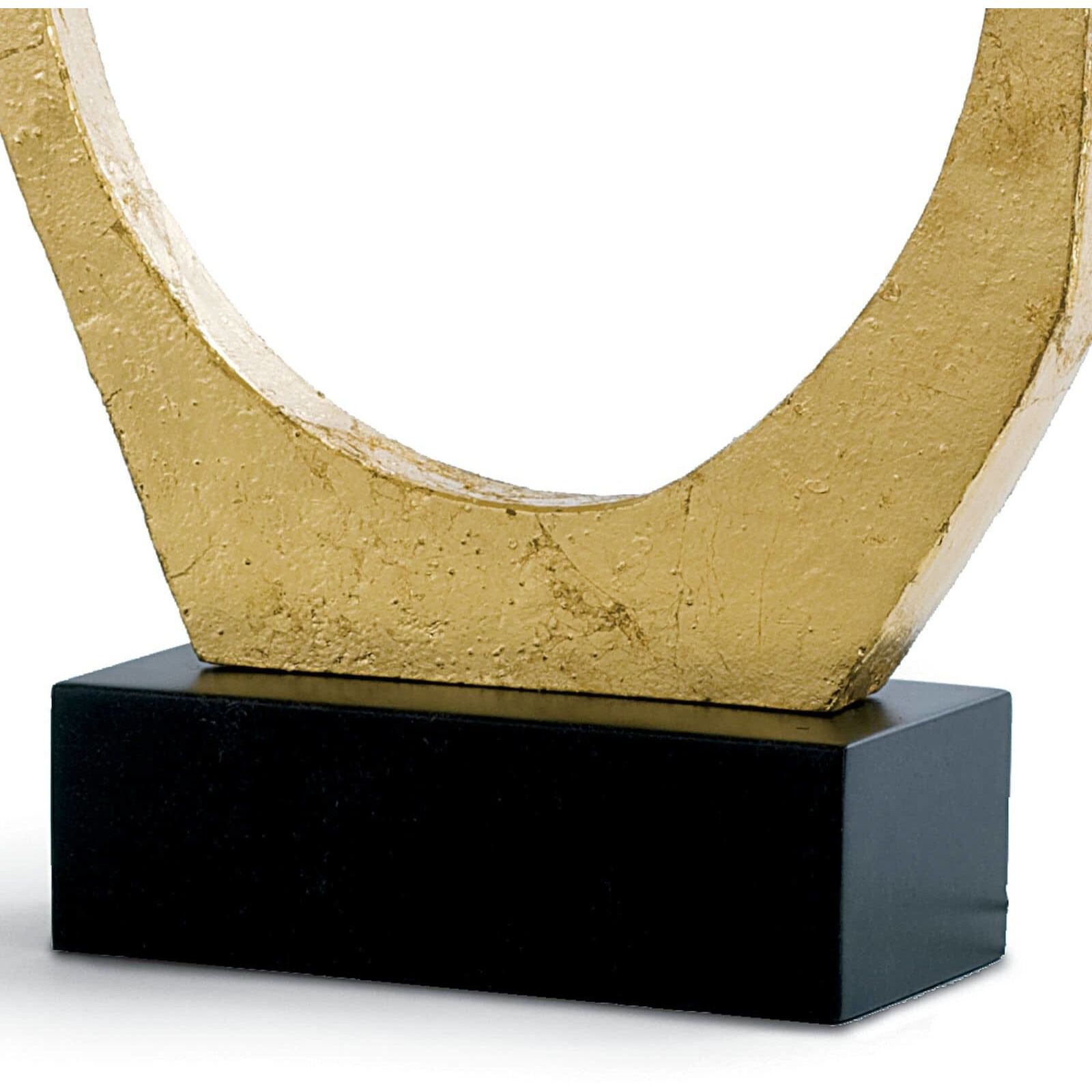 Manhattan 30 inch 150.00 watt Gold Leaf Table Lamp Portable Light