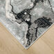 Artema 114 X 79 inch Black/Grey Rug in 6 x 9