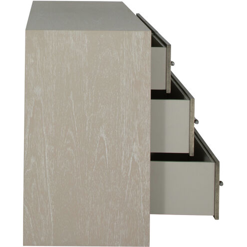 Alford Cerused White / Natural Shagreen Chest