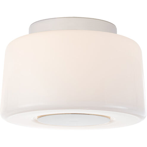 Barbara Barry Acme 3 Light 9 inch Polished Nickel Flush Mount Ceiling Light, Small