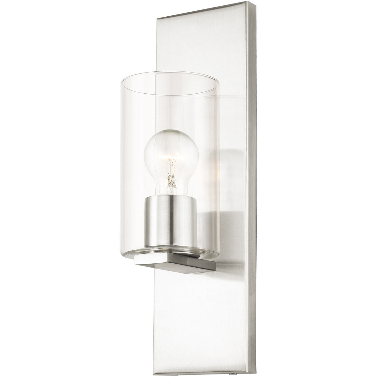 Zurich 1 Light 5 inch Brushed Nickel Sconce Wall Light
