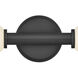 Lisa McDennon Trigo LED 6 inch Black Sconce Wall Light