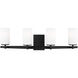 Alturas 4 Light 30.5 inch Midnight Black Wall Bath Fixture Wall Light