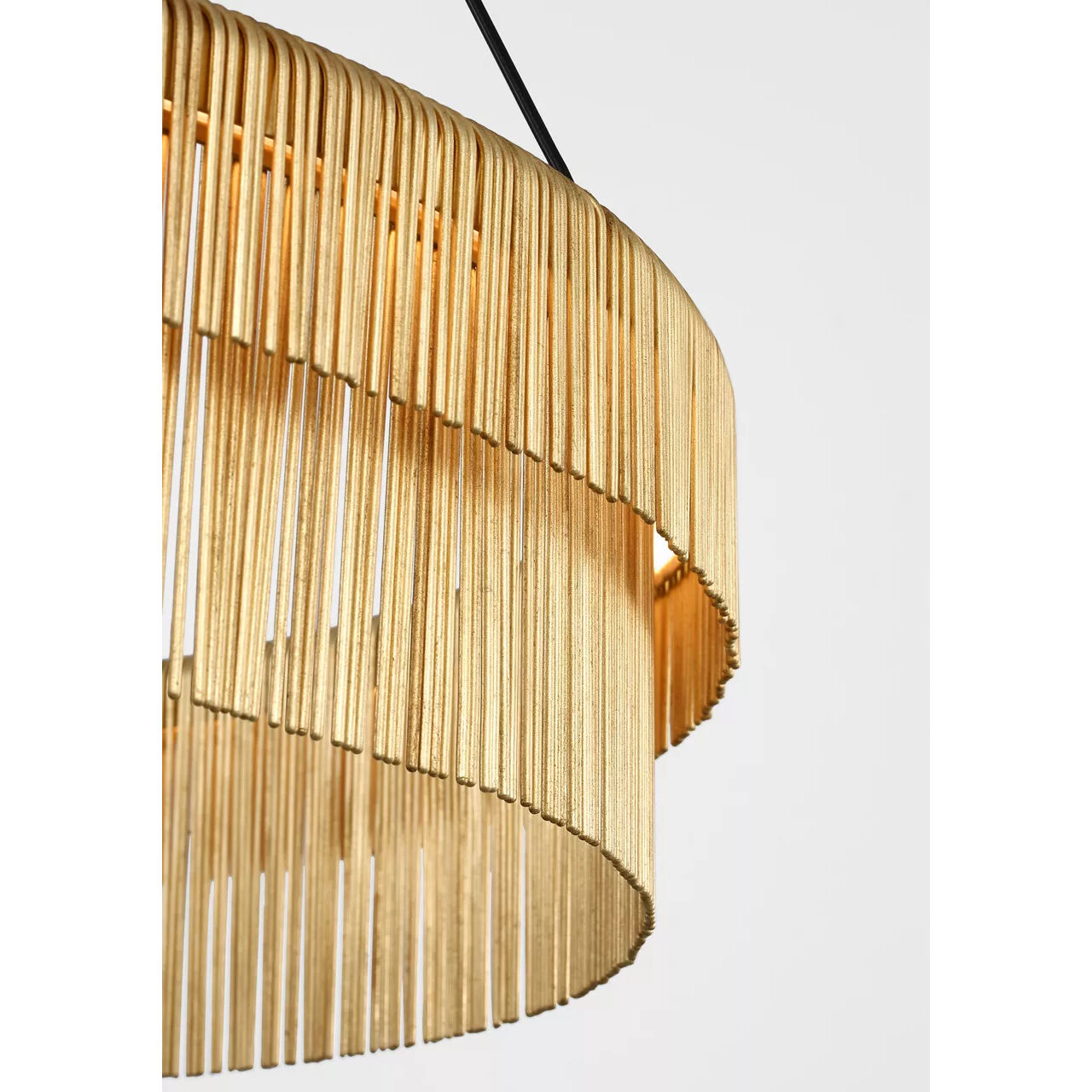 Kelly Wearstler Differo LED 33.75 inch Gild Layered Ring Chandelier Ceiling Light