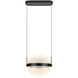 Pisces LED 11.88 inch Black Pendant Ceiling Light