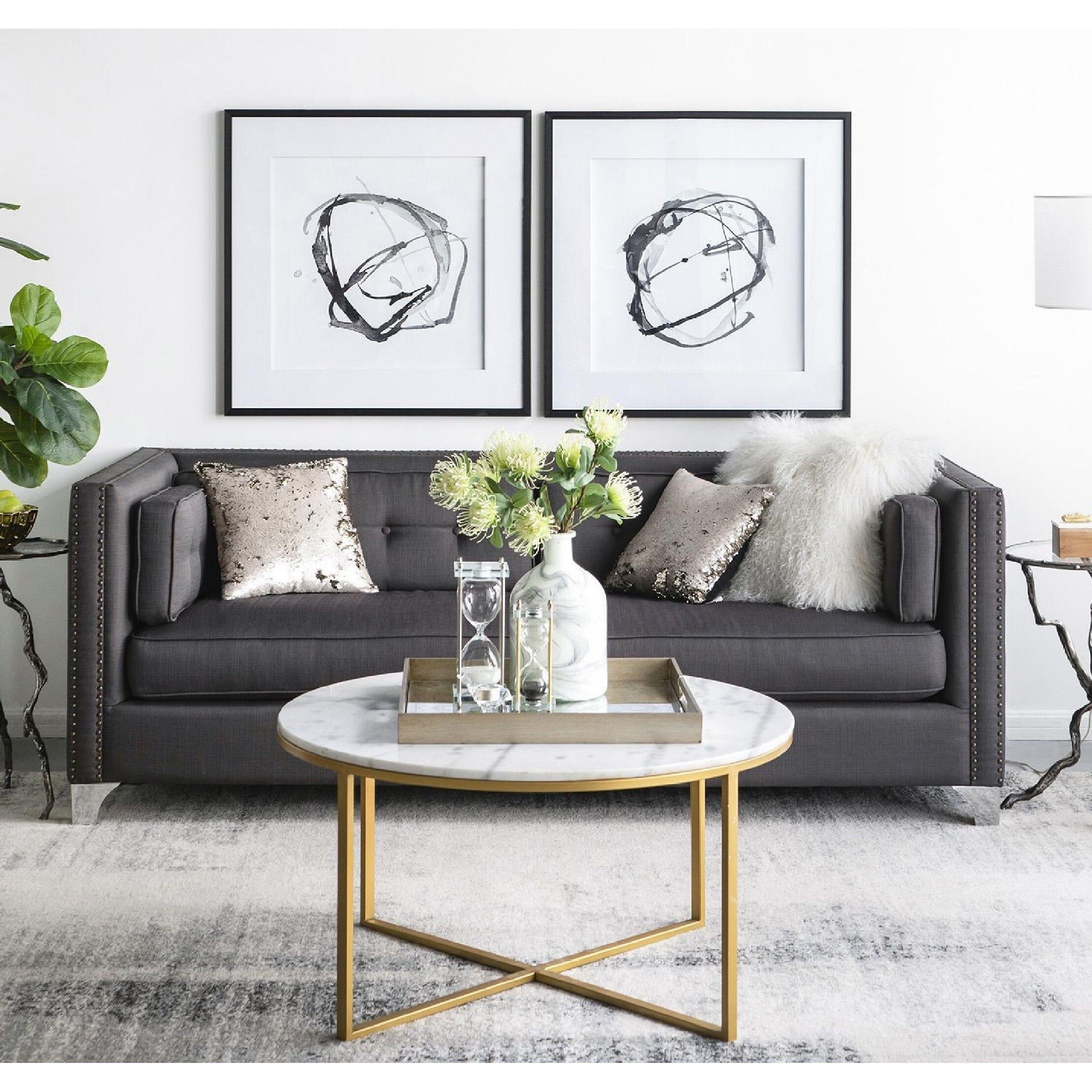 Abstract Black Wall Art