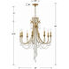 Arcadia 8 Light 26 inch Antique Gold Chandelier Ceiling Light