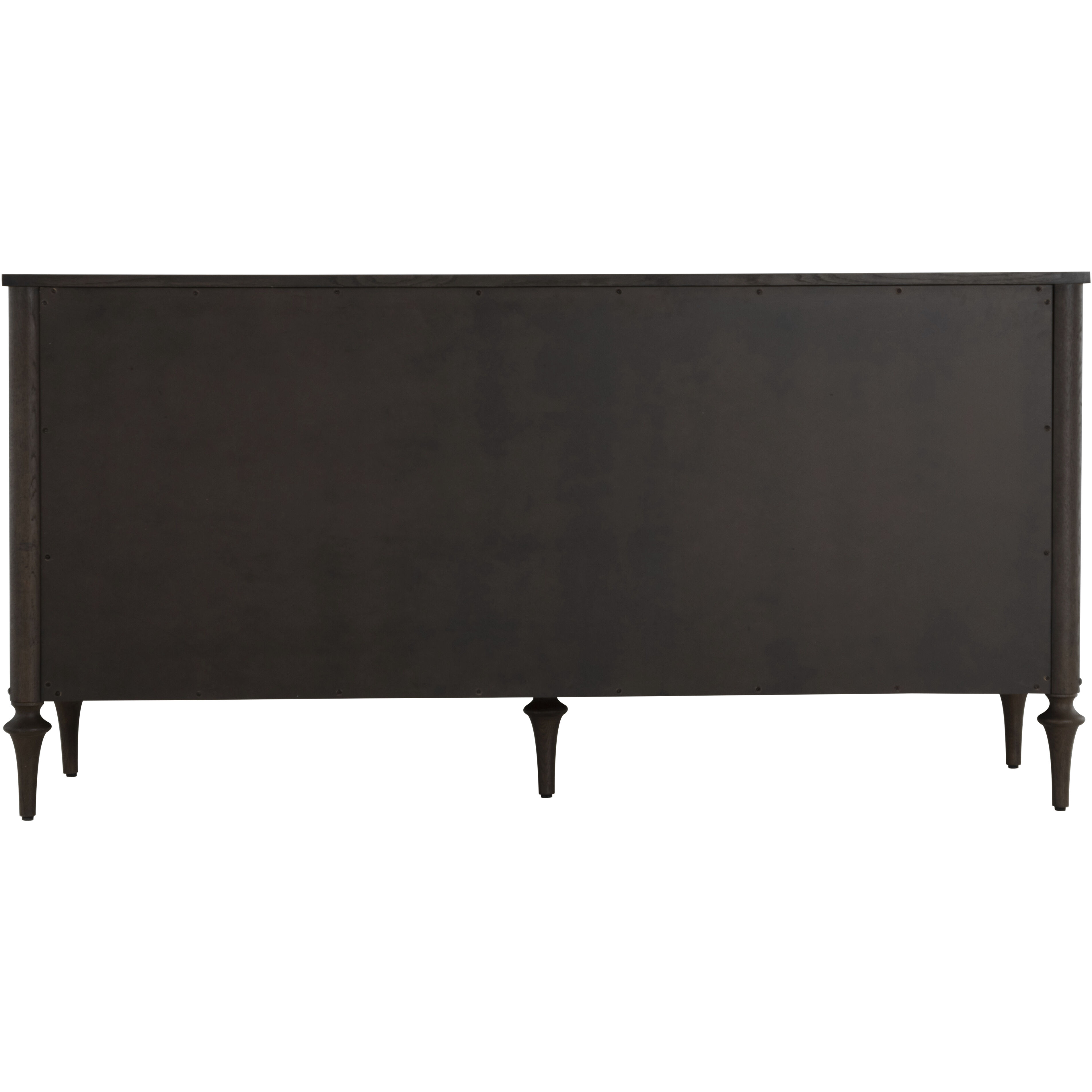 Andrea Dark Stained Oak / Antique Brass / Stained Oak Dresser