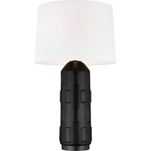 C&M by Chapman & Myers Morada 28 inch 9 watt Coal Table Lamp Portable Light