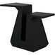 Gaston 30 X 25 inch Matte Black Console/Side Table
