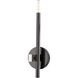 Denmark 1 Light 5 inch Black Chrome ADA ADA Single Sconce Wall Light