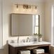 Octave 4 Light 28.75 inch Warm Brass Bathroom Vanity Light Wall Light, Essentials