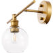 Collier 1 Light 14.7 inch Brass Wall sconce Wall Light, Left