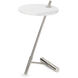 Spyder 26.5 X 14 inch Polished Nickel Side Table