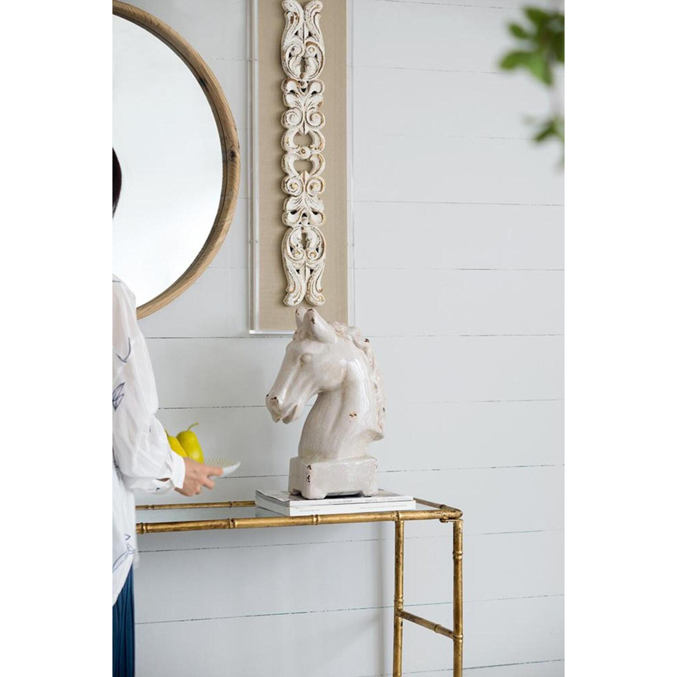 Anita Crackled White Objects